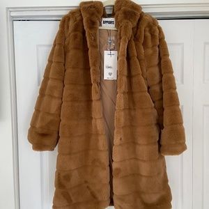 Apparis Celina Coat, Camel, L, NWT